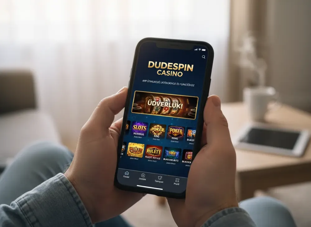 Dudespin casino app útmutató mobil kaszinóhoz
